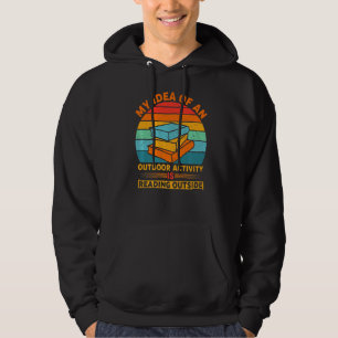 Lesen ist meine Outdoor-Aktivität lustig I Liebe z Hoodie