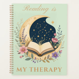 Lesen ist meine Therapie Himmelsmond Planer