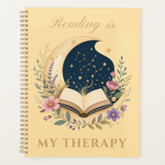 Lesen ist meine Therapie Himmelsmond Planer