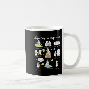 Lesen ist Selbstfürsorge lustiger Lesetag alberner Kaffeetasse