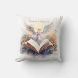 Lesen ist zauberhaftes Schneeflockendesign Kissen