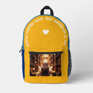 Lesen jeden Tag... Bedruckter Rucksack