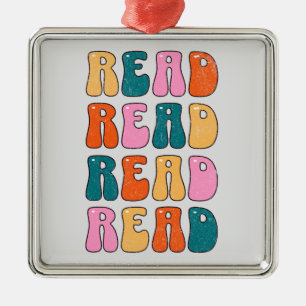 Lesen Lesen Lesen Lesen Ornament Aus Metall