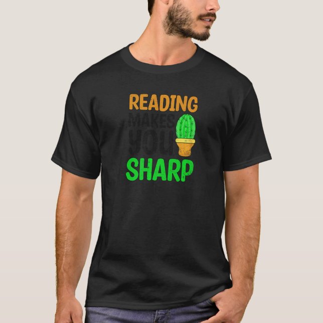 Lesen macht Sharp Ela Lehrer T-Shirt (Vorderseite)