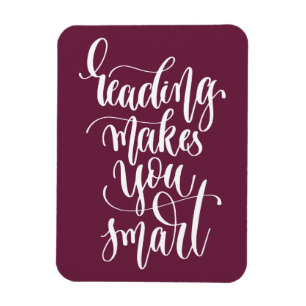 Lesen macht Sie intelligent Magnet