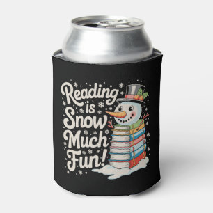 Lesen macht so viel Spaß Schneemann Bücher Weihnac Dosenkühler