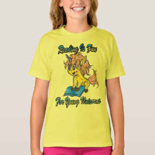Lesen macht Spaß für junge Einhörner T-Shirt