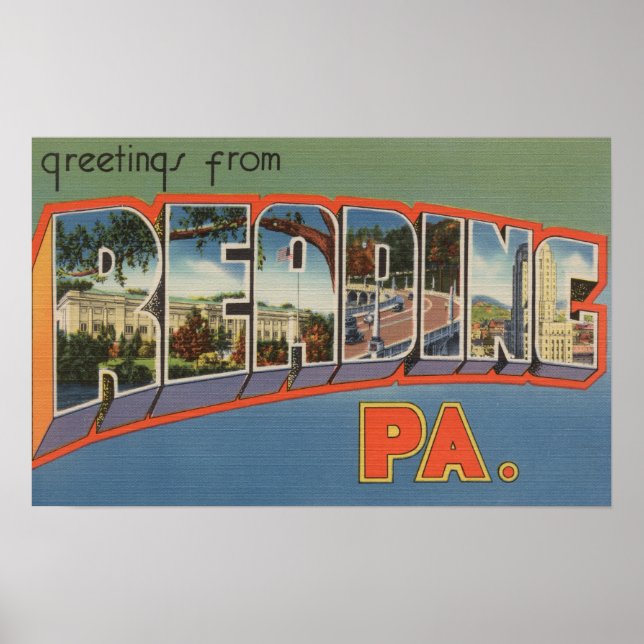 Lesen, Pennsylvania - Große Briefszenen Poster (Vorne)