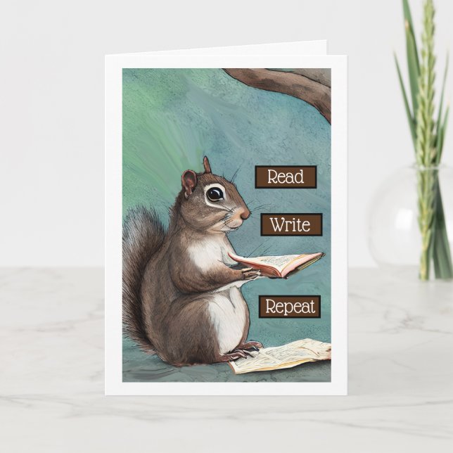 Lesen, schreiben, wiederholen, verpassen Sie meine Karte (Vorderseite)