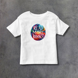 Lesen Sie bitte mehr Bücher! Bunt Kleinkind T-shirt