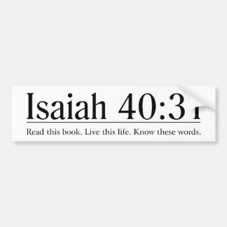 Lesen Sie das Bibel-Jesaja-40:31 Autoaufkleber