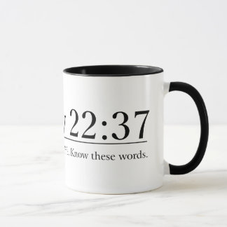 Lesen Sie das Bibel-Matthew-22:37 Tasse