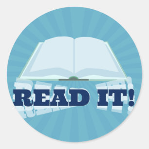 Lesen Sie das Buch hier Runder Aufkleber