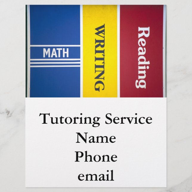 Lesen Sie den anpassbaren mathematischen Flyer (Vorne)