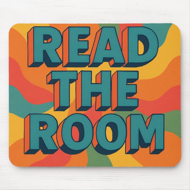 Lesen Sie den Zimmerretro Mousepad (Vorne)