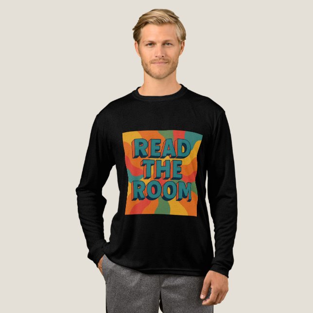 Lesen Sie den Zimmerretro Tri-Blend Shirt (Volle Vorderseite)