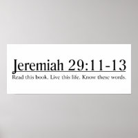 Lesen Sie die Bibel Jeremiah 29:11-13