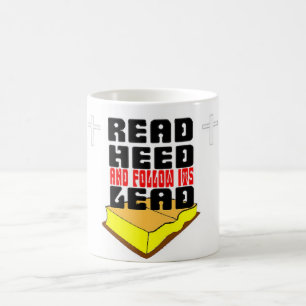 Lesen Sie die heilige Bibel und folgen Sie ihrer F Kaffeetasse