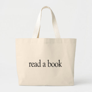 Lesen Sie ein Buch Jumbo Stoffbeutel