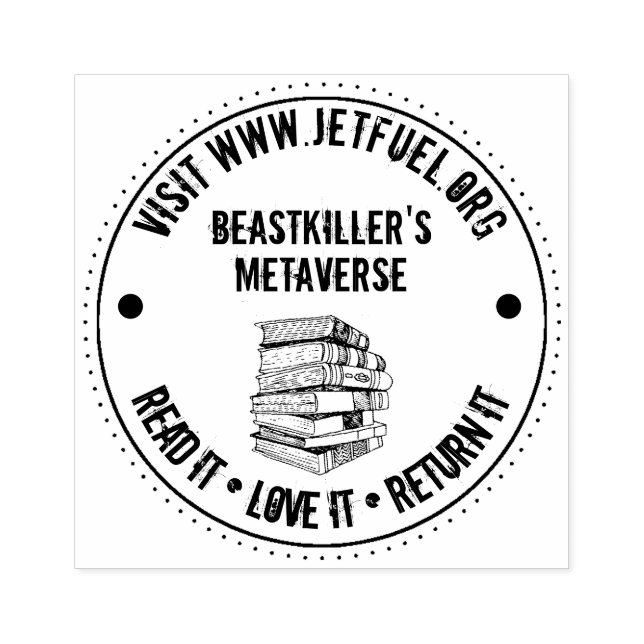 Lesen Sie es Liebe Es gibt es Personalisiert Gummistempel (Prägung)