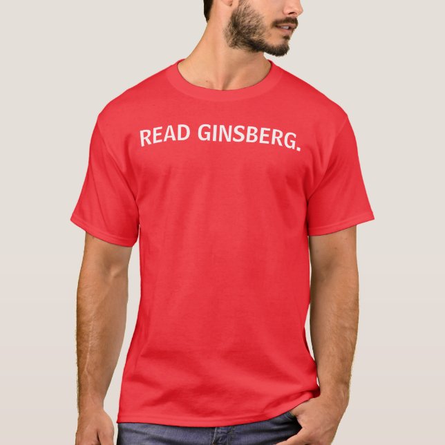 LESEN SIE GINSBERG T-Shirt (Vorderseite)