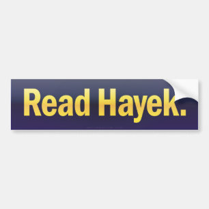 Lesen Sie Hayek Autoaufkleber