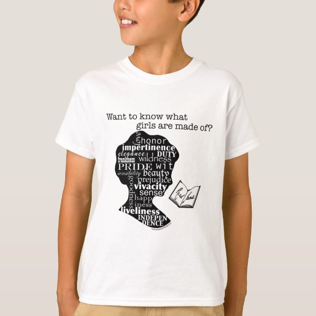 Lesen Sie Jane Austen T-Shirt (Vorderseite)
