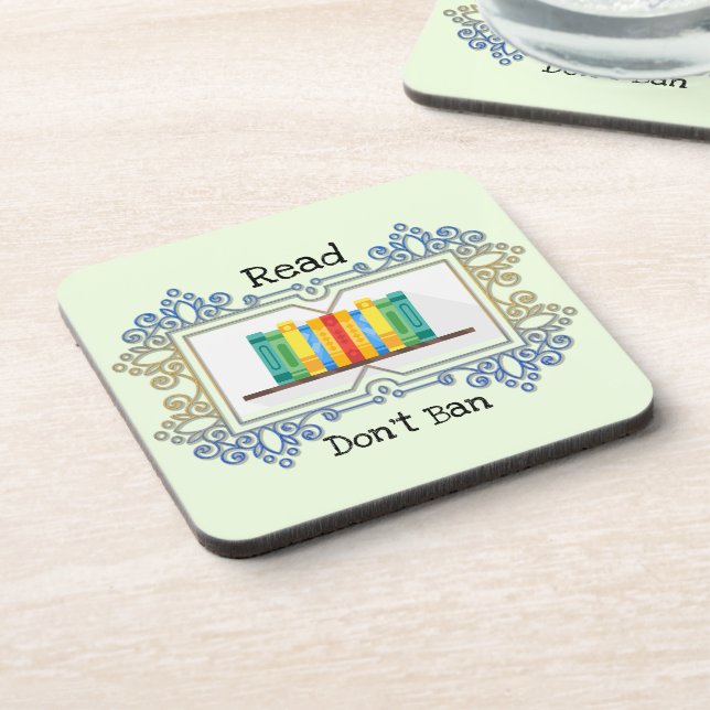 Lesen Sie keine Getränkeabdeckung verbieten Getränkeuntersetzer (Linke Seite)