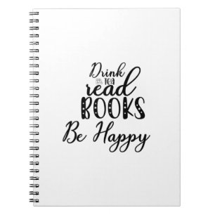 Lesen Sie Kunst Drink Tee Lesen Sie Bücher sind gl
