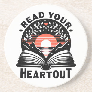 Lesen Sie Lover Lesen Sie Ihren Heft Out Book Nerd Getränkeuntersetzer