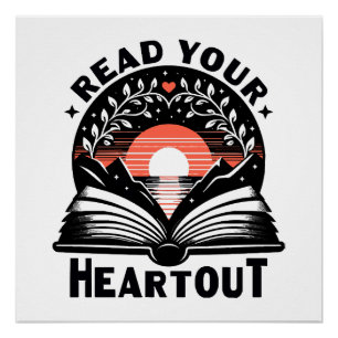Lesen Sie Lover Lesen Sie Ihren Heft Out Book Nerd Poster
