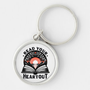 Lesen Sie Lover Lesen Sie Ihren Heft Out Book Nerd Schlüsselanhänger