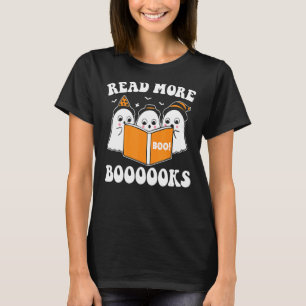 Lesen Sie mehr Booooks Niedlich Ghost Read more Bo T-Shirt