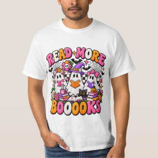 Lesen Sie mehr Booooks Süßer Halloween-Geist Buchl T-Shirt