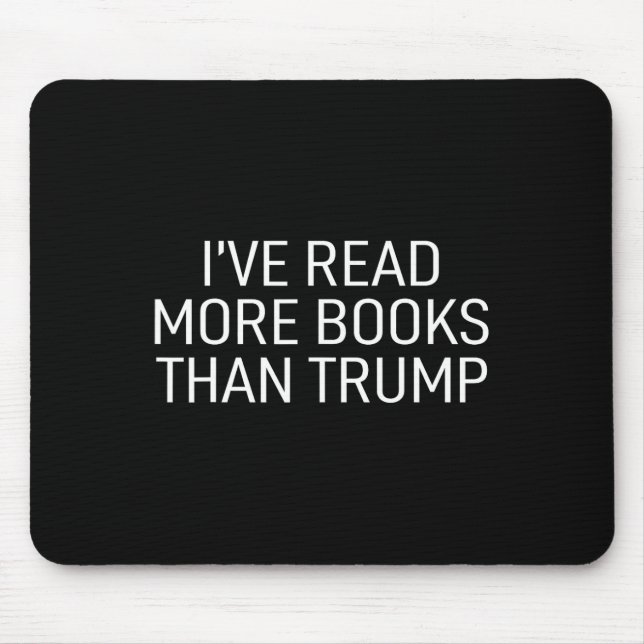 Lesen Sie mehr Bücher als Trump Mousepad (Vorne)