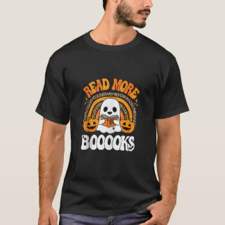 Lesen Sie mehr Bücher Bücher Ghost Pumpkin Niedlic T-Shirt