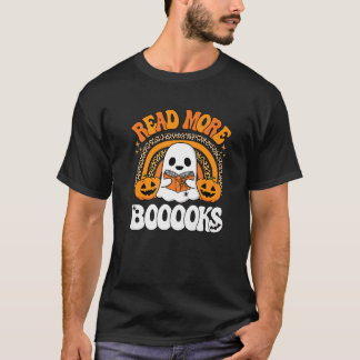 Lesen Sie mehr Bücher Bücher Ghost Pumpkin Niedlic T-Shirt