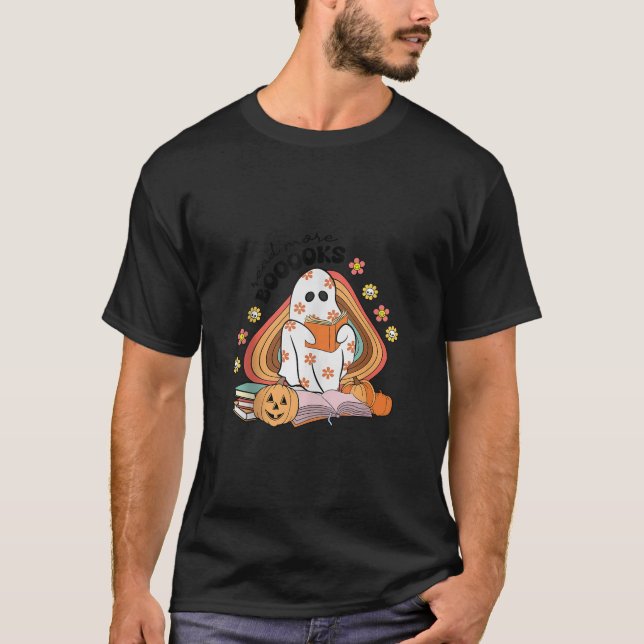 Lesen Sie mehr Bücher Halloween Boooks Ghost Boo T-Shirt (Vorderseite)