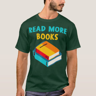 Lesen Sie mehr Bücher Männer Frauen Kinder lustige T-Shirt