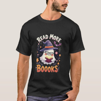 Lesen Sie mehr Bücher Niedlich Ghost Book Funny Te T-Shirt