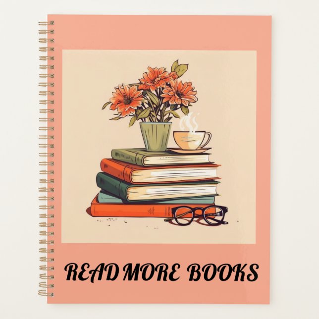 Lesen Sie mehr Bücher "Notebook" Planer (Vorderseite)