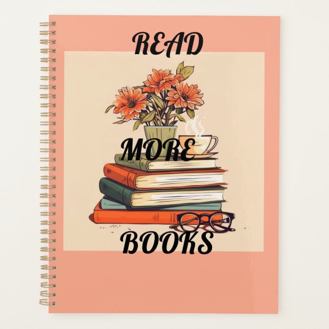 Lesen Sie mehr Bücher "Notebook" Planer (Vorderseite)