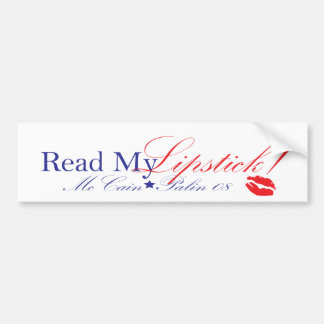 lesen Sie meinen Lippenstift Autoaufkleber