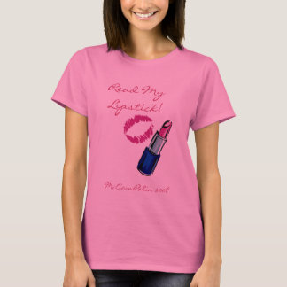 Lesen Sie meinen Lippenstift! McCain Palin 2008 T-Shirt