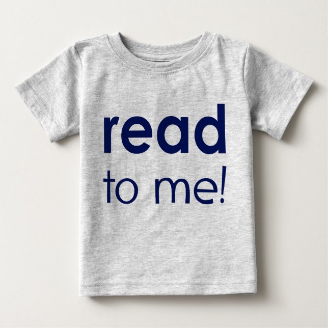 Lesen Sie mir Baby T-shirt (Vorderseite)