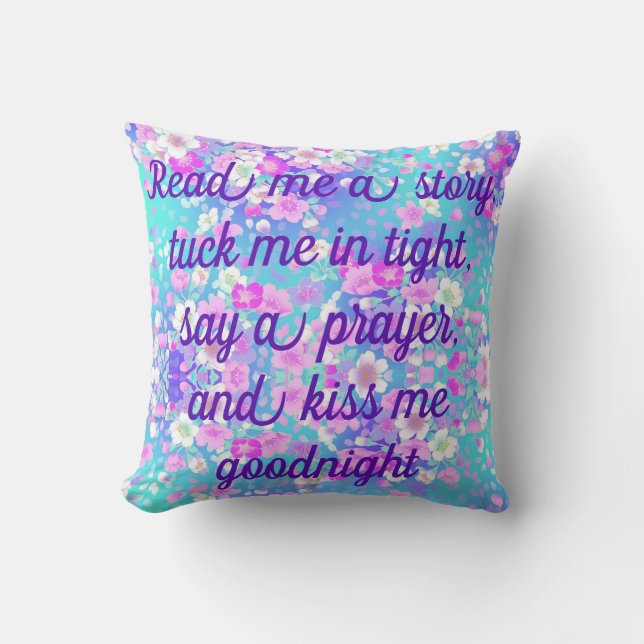 Lesen Sie mir eine Geschichte, die ich in Kissen w (Vorderseite)