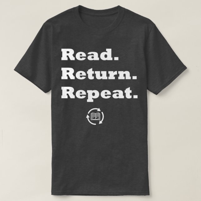 Lesen Sie Rückgabewiederholung Essential TShirt (Design vorne)