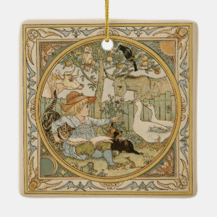 Lesen Spaß Keramikornament