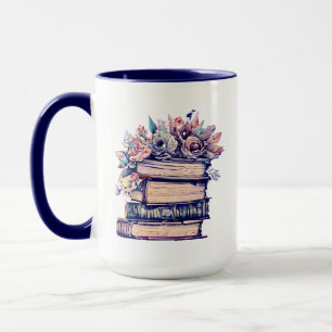 Lesen, Träumen, Wiederholen   Buchliebhaber Tasse