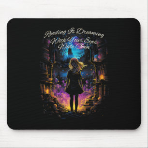Lesen träumt von Ihrem offenen Angebotsbuch Mousepad